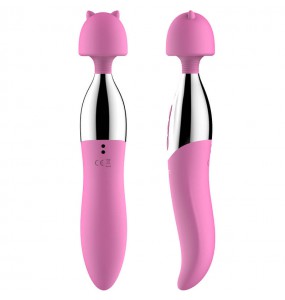 HK LETEN - Dream Series Miss Cat AV Heating Vibrators Wand (Chargeable - Pink)